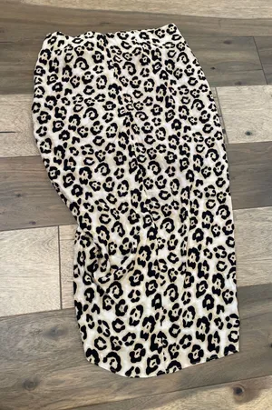 Sanctuary NWT Size S Animal Print Asymmetrical High Low Maxi Skirt thumbnail 1