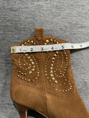 Michael Kors Reena Studded Caramel Ankle Boots Size 8 thumbnail 13