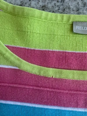 Colorful Striped Sweater Multiple Size L thumbnail 3