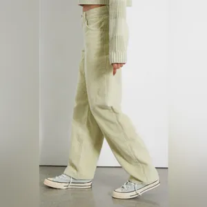 Levi's Eco Green Garment Dye Corduroy Baggy Dad‎ Jeans size W23 L30 women’s thumbnail 2