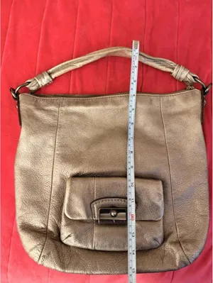Vintage Coach Kristin Metallic Leather Hobo Bag 2010 thumbnail 6