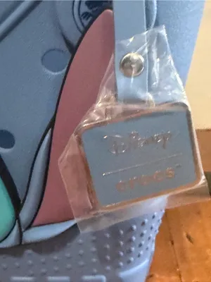 NWT CROCS Light Blue Stitch Small Tote Bag with Pink Ear Accents thumbnail 4