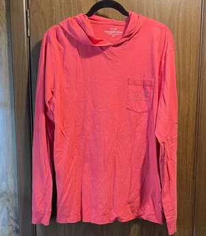 Vineyard Vines Coral Long Sleeve Hoodie thumbnail 1