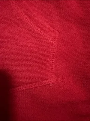 2000s vintage style red long sleeve hoodie thumbnail 5