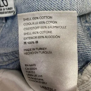 Urban Outfitters BDG Carrot Blue High Rise Tapered Baggy Denim Jeans Size 26 thumbnail 5