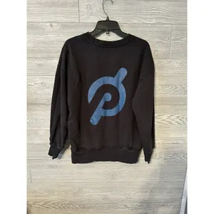 Peloton Logo Women's Crewneck Sweatshirt Size Small S Black Cycling Gym Workout‎ thumbnail 2