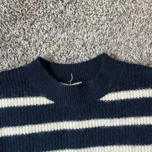 H&M Stripped Blue and White Sweater thumbnail 3