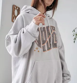 Urban Outfitters Good Luck Boyfriend Hoodie Sweatshirt thumbnail 1
