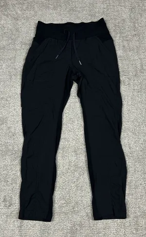Lululemon Black Street To Studio Pants Womens 6 Pockets Cropped Comfort thumbnail 1