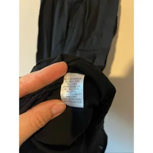 Vintage Alice + Olivia Black Y2K Silk T-Back Halter Mini Dress Pleated Drape XS thumbnail 7