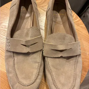 Sam Edelman Light Brown Suede Loafers thumbnail 1