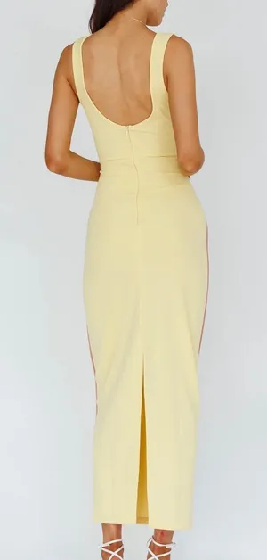 Selfie Leslie Yellow Dress thumbnail 3