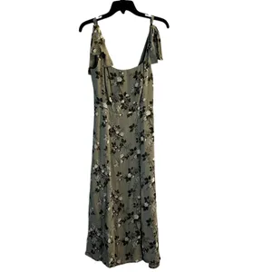 Reformation Twilight Midi Dress verde green floral size 2 thumbnail 3
