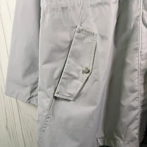 NWT WEATHERPROOF Women's Hooded Rain Coat Anorak-Style Jacket in Grey, 2X thumbnail 7