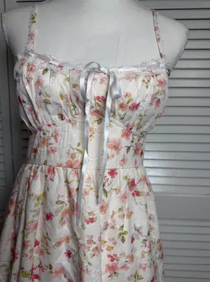 Altar'd State Size Small Cottagecore Coquette Maxi Dress Size Small NWOT thumbnail 1