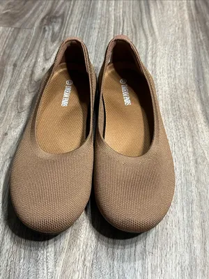 Dream Pairs Tan Round-Toe Ballet Flats thumbnail 4