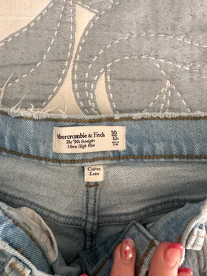 Abercrombie Jeans 90s Straight Ultra High-Rise Curve Love thumbnail 2