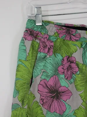 Patagonia Baggies Shorts Women’s Medium Tropical Hibiscus Floral 5 Inch Nylon thumbnail 4