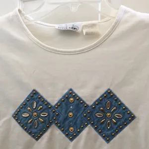 FINAL MARKDOWN Bonnie blain western look t shirt (L) thumbnail 2
