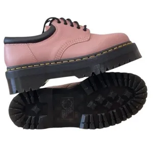 NEW Dr Martens 8053 Quad Jadon Women 6 Pink Leather Platform Pisa Oxford Black thumbnail 6