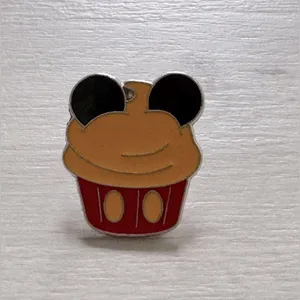 Disney Trading Pin- Character Cupcake mini pin Mickey Mouse thumbnail 1