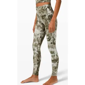 Lululemon Align Pants 28" Diamond Dye Light Sage Army Green Dark Olive Size 6 thumbnail 9