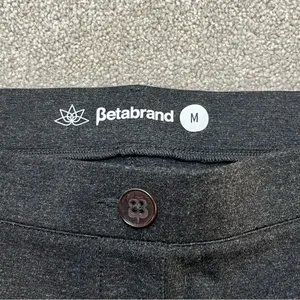 BetaBrand Classic Dress Pant Yoga Pants Size Medium Black thumbnail 7