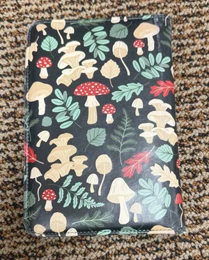 Fungi Mushrooms 🍄 Forest Pattern Wallet For Servers Black thumbnail 1
