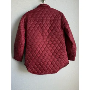 Evaless Jacket Women's Small Lightweight Quilted Puffer Coat Dark Red Cozy NEW thumbnail 8