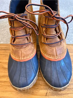 Sorel Out N About Leather Duck Boots Waterproof Ankle Booties Womens 8 thumbnail 5