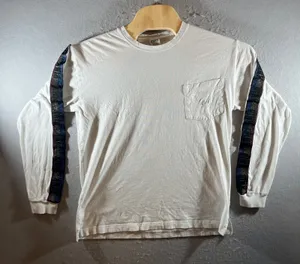 1332 | PINK Victoria's Secret Sequin Dog Iridescent Tape Tee White Women L‎ thumbnail 1