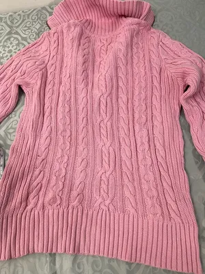 Lauren Ralph Lauren Pink Cable-Knit Half-Zip Turtleneck Sweater thumbnail 11