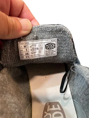 Hey Dude wms charcoal gray black suede ankle casual booties sz 7 SKU 10-477 thumbnail 6