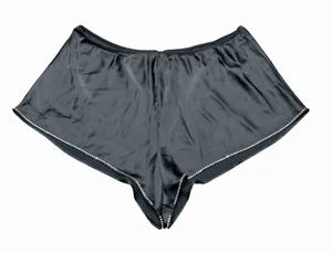 Victoria's Secret Satin Sleep Shorts Size XL Black Rhinestone Trim thumbnail 1