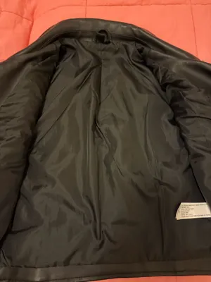 Windsor Windsor Black Faux Leather Belted Moto Jacket with Silver Hardware thumbnail 9