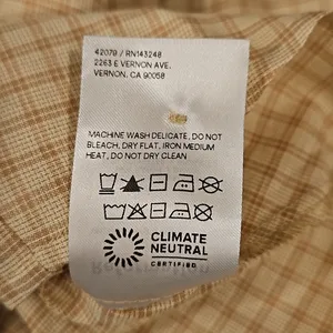 💕REFORMATION💕 Callie Top - Yellow Plaid ~ 4 NWOT thumbnail 11
