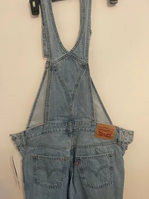Levi's Light Blue Overalls. Size Xs thumbnail 5