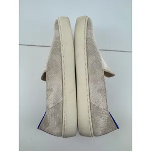 Rothys The Sneaker Slip‎ On Camo Beige Blue Trim Womens Shoes Size 8.5 Comfort thumbnail 6