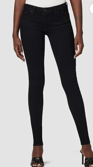 Hudson Krista dark wash low rise super skinny jeans 24 thumbnail 1