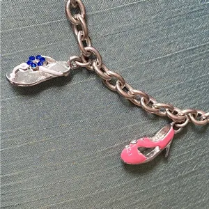 Shoe charm bracelet Silver thumbnail 5