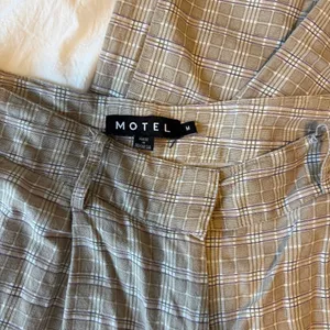 Motel Rocks 100% Cotton Plaid Wide Leg Trousers thumbnail 2