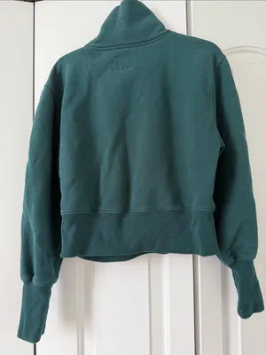 Abercrombie & Fitch Dark Teal Funnel Neck Sweatshirt thumbnail 5