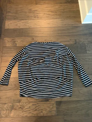 Lululemon Striped Back in Action Long Sleeve Tee Sz 8 thumbnail 10