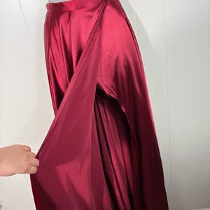 Sherri Hill 52730 Satin Skirt 2 Piece Maroon Red One Shoulder Prom Pageant Gown thumbnail 4