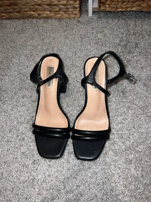 Black Steve Madden Leather Heels thumbnail 4