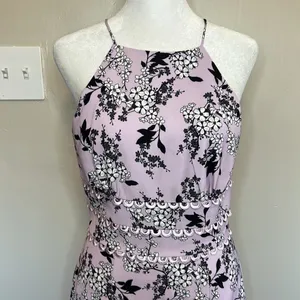 Keepsake x Revolvr Cherished Floral Mini Dress in Lilac Floral New Size Small thumbnail 5