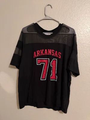 Arkansas Jersey Black Size L thumbnail 1