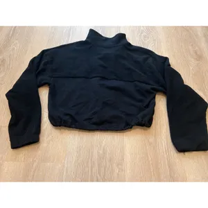 Factorie AU Black Cropped Pullover Hoodie XS Stnd Esntl Cotton thumbnail 5