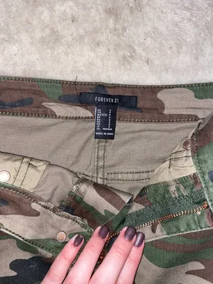 Forever 21 NWT camo denim mini skirt thumbnail 7