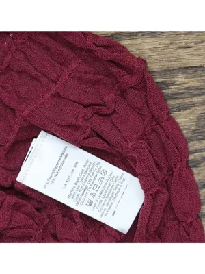 NWT DKNY Womens Lightweight Textured Top P52SAW83 Beet Red M thumbnail 8